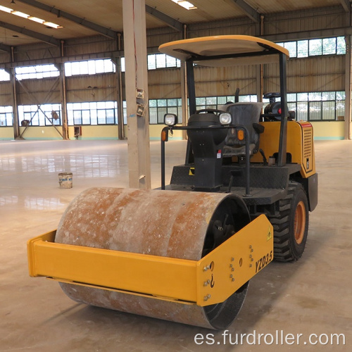 Compactador de suelo con ruedas rodantes de 3 toneladas Rodillo compactador vibratorio de doble tambor FYL-D203